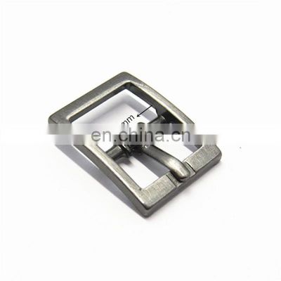 Custom 17mm shoe hardware small belt metal pin buckle for strap