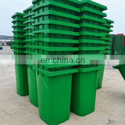 240 Liter Recycle Garbage Can Plastic Waste Bin Tacho de Basura Wheelie Bin