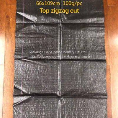 Industrial Favorable Price New Cheap Green PP Plastic Woven Sacks photo-2