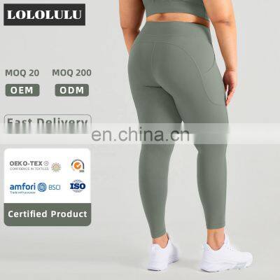 Custom Yoga Leggings With Pocket Gym Plus Size Workout Sexy Body Scrunch Butt Sport Pant photo-2