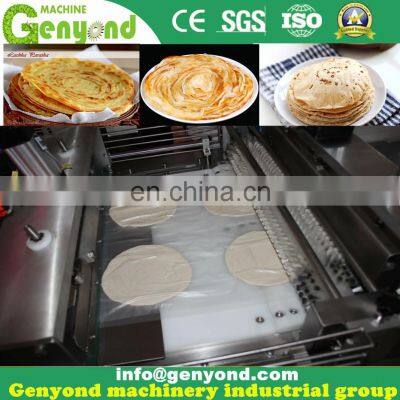 Shanghai Factory Muntifuction Lacha Paratha Bread Sheeting Pressing Roll Film Covering Forming Making Machine Production Line photo-5