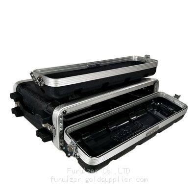 ABS-2UM 12”Waterproof and Stackable Light Weight Plastic Amplifier Aviation Case 2U Flight Rack Case photo-5