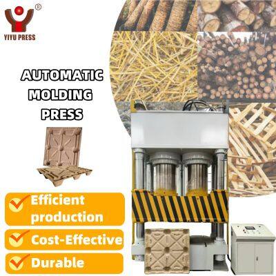 Industrial New Wood Pallets Wood Powder Pallets Agricultural Waste Recycling Pallet Making Equipment