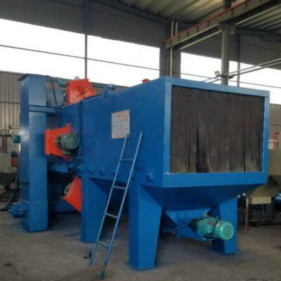 Roller through shot blasting machine for large-scale steel structure rust removal, efficient and energy-saving