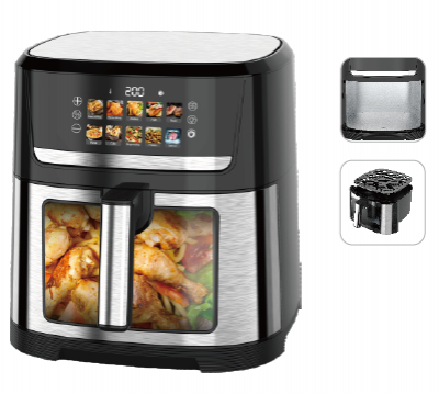Air Fryer Independent Dual Knob Multifunctional（Wechat:13510231336）