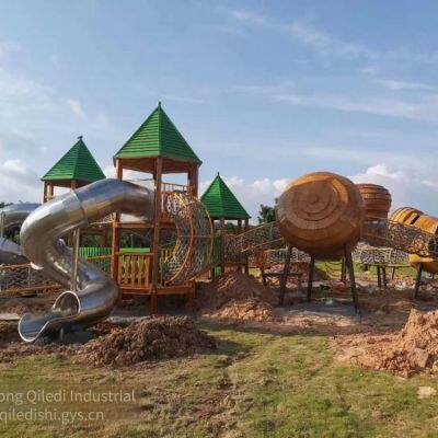 Overall Planning and Design of the Venue for Non-powered Non-standard Amusement Equipment. Stainless Steel Slides for Outdoor Parks. photo-2