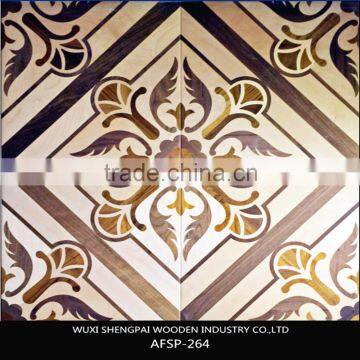 factory price majestic engineered painting art parquet wood flooring for interior dance floor decoration of shengpai china                        
                                                Quality Choice