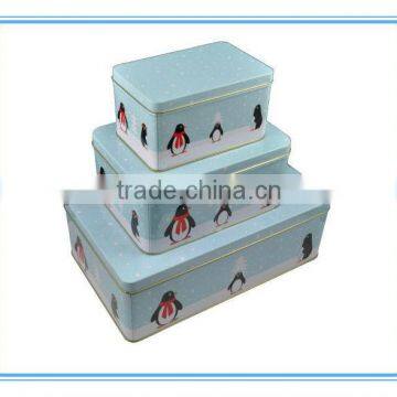 Dongguan custom rectangle tin box set tin box set wholesale