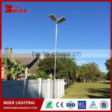 High Quality Q235 Solar Led Street Light Hot Dip Galvanized Pole Conical Octagonal Square Antique Light Pole photo-2