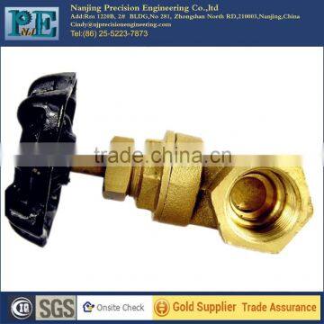 Free design forged brass plumbing valve components