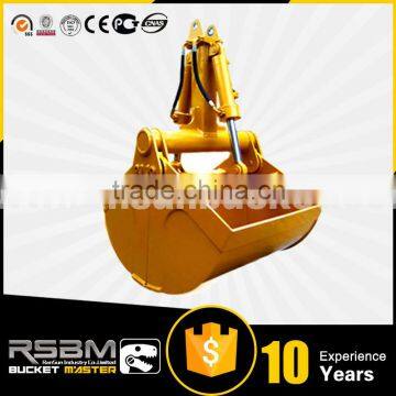 Promotion Price HARDOX500 NM400 excavator clamshell buckets for 1-80t excavator                        
                                                Quality Choice