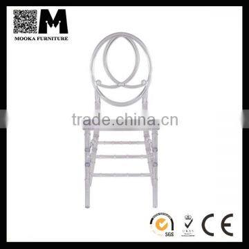 high quality crystal furniture resin wedding chair plastic material phoenix chair