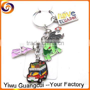 I love ECUADOR animal souvenir keychain keyring key chain ring                        
                                                Quality Choice
