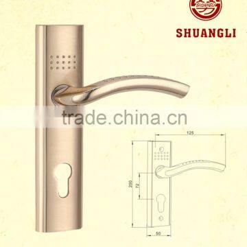 Different type medium double slided door handle lock