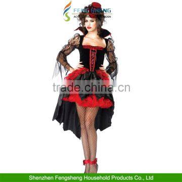 Halloween Witch Egypt Ji-sleeved Dress Vampire Queen Of Hearts Dress