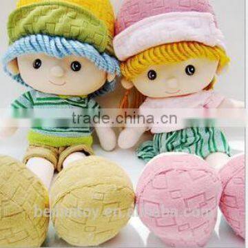 Lovely custom doll keychain plush for kids toys