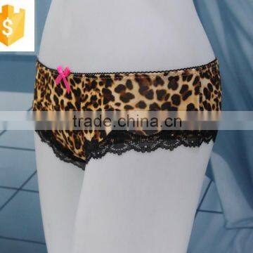 Fashion High Quality Wholesale Hot Sell Sexy Leopard Print Lace Sexy Lady Panty photo-3