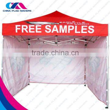 10 x 10 custom design tra exhibition display canopy tent