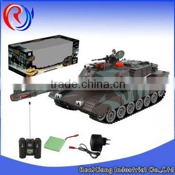 4CH cheap fighting rc tank shoot with music and light