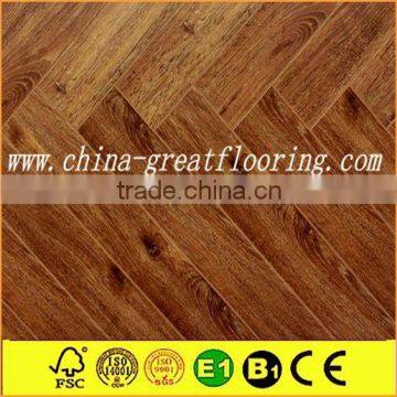 7mm ac3 easy do-it-yourself install herringbone laminate flooring