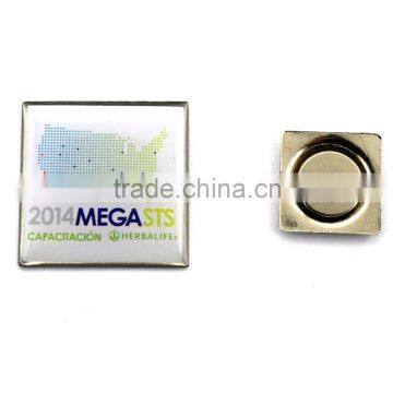 China factory supply cheap metal epoxy printing magnet pins