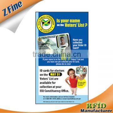 2013 excellent factory best price photo id card/school photo id card with barcode