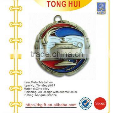 High quality custom 3D design metal souvenir medal