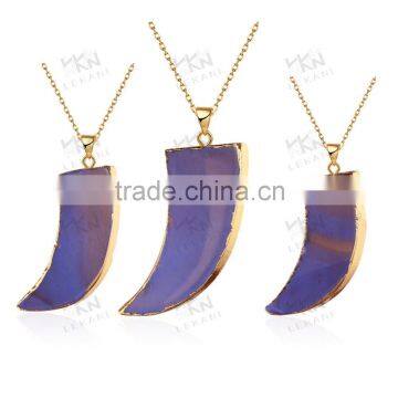 Custom teeth shape necklace, fashion statement necklace wholesale