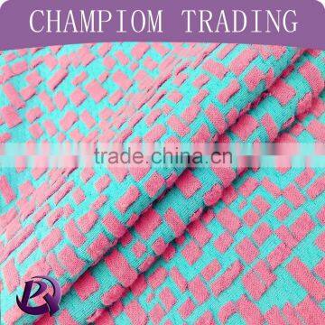 2016 China Hot selling Jacquard T/R kintted fabric for dress /clothes