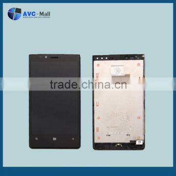 mobile phone wholesale LCD and digitizer assembly with frame for Nokia Lumia 920 black