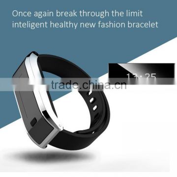 OLED time display remote camera pedometer stopwatch health bracelet