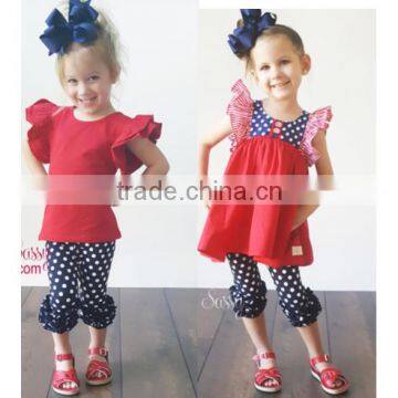 Sew sassy patriotic ruffle clothes festival wear children clothes clothing sets hot sale 4th of july girls outfits                        
                                                Quality Choice