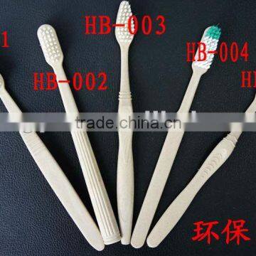 recyclable toothbrush/green material/refillable toothbrush