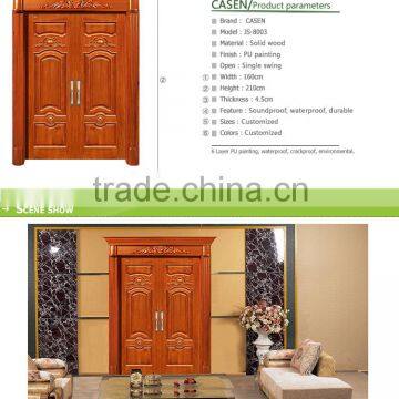 Guangzhou Custom Double Swing MDF Engineered Door for Business Office photo-2