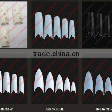 wholesale-- 500 Natural False Nail Tips Acrylic Artificial Half Nail Tips                        
                                                Quality Choice