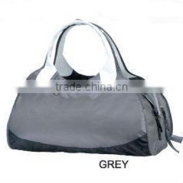 Grey Travel Sports bags in nylon