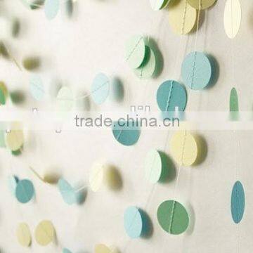 Hot wedding party Paper Circle Garland party decorations