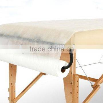 Disposable non woven bed sheet in roll for beauty salon