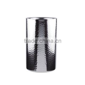 Wine Cooler- Ice Bucket Double Wall 18/8 Stainless Steel with Mirror Brushed Surface - BPA free