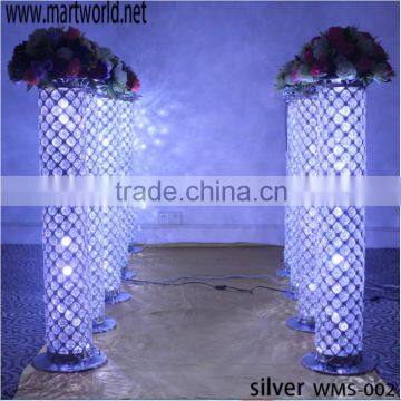 Wedding Crystal Pillars With LED RGB Light for Wedding Decorations,wedding Aisle Pillars,wedding Pillars for Sale(MWS-002) photo-2