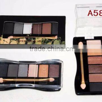 6 Colors Makeup Eyeshadow we can supply private label eyeshadow palette