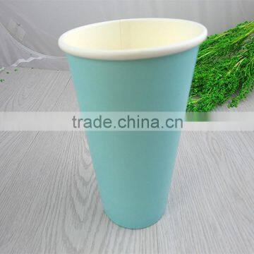 Disposable 16oz Cold Drink Paper Cup Logo Printed Color Design OEM Accept