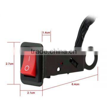 Universal Motorcycle Switch Electric Bike On/Off Power Control ATV Motorcycle Handlebar Switch Button Light DIY Switch + Bracket photo-2