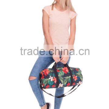 Brand New Quality 3D Print Flower Tropical Red Women Travel Bag Organizer