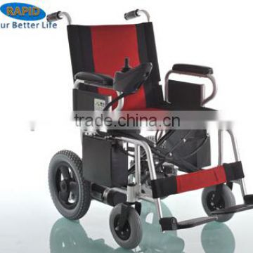 Folding electric wheelchair for disable people