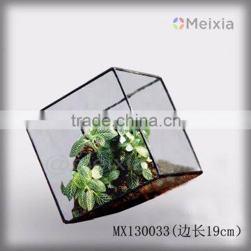 MX130033 tiffani soldered stained glass terrarium for plant pot wedding decoration wholesale