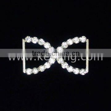 Top sell chain rhinestone buckle sliders for wedding box WCK-583