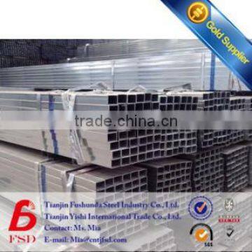 pre galvanized rectangular steel pipe, pre galvanized teel pipe