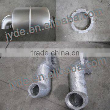 exhaust system with silencer,exhaust pipe for diesel engine parts