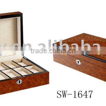 Deluxe Wooden womens watch boxes